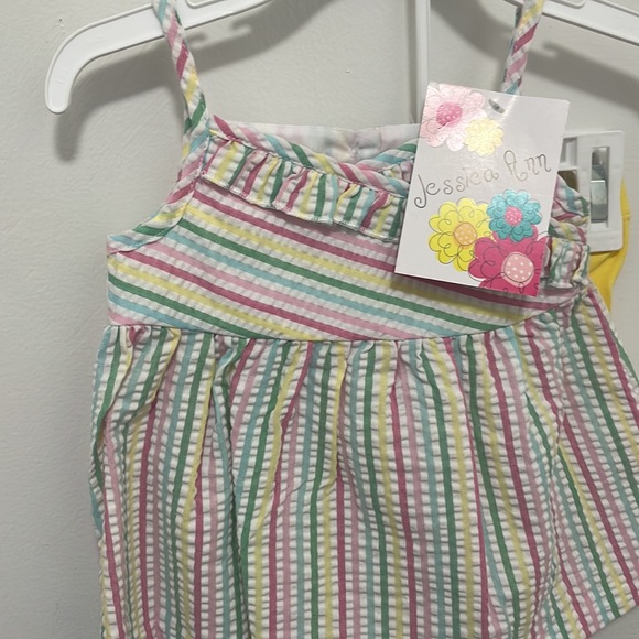 Baby girl summer outfit 2pc set Jessica Ann 6-9 months - Picture 5 of 6
